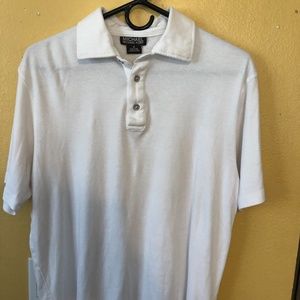 MEN'S MICHAEL KORS MEDIUM M POLO SHIRT WHITE